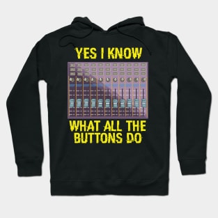 AUDIO ENGINEER I Know The Buttons Hoodie